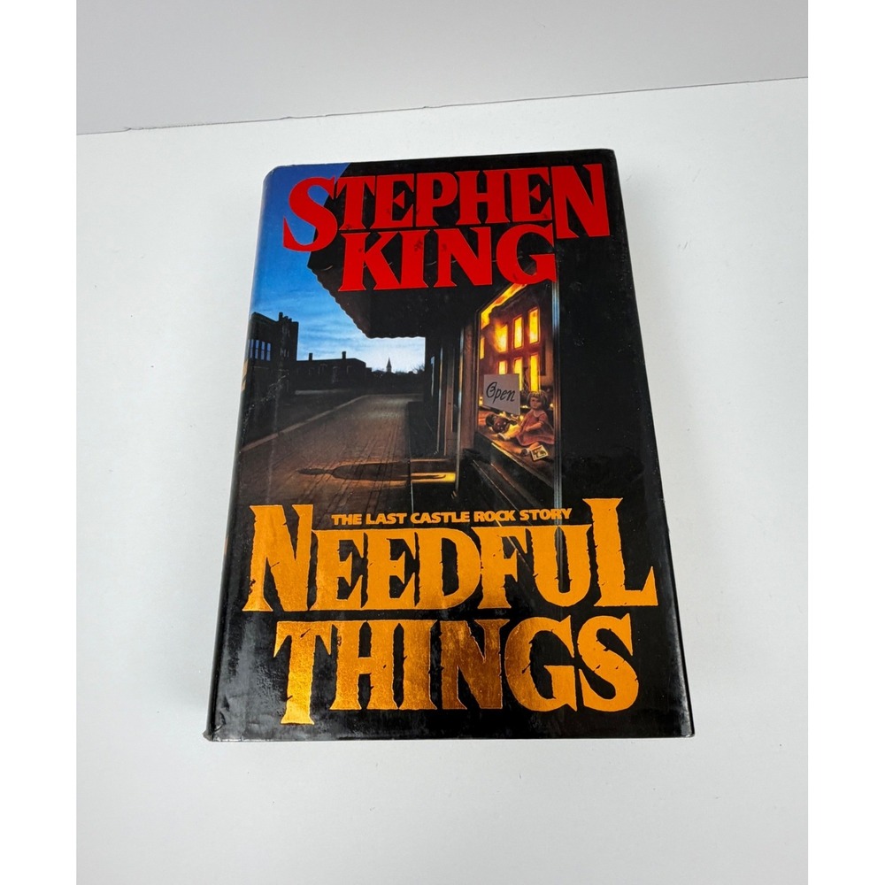 Stephen King Needful Things Hardcover 1991 First Edition 1st Printing Horror